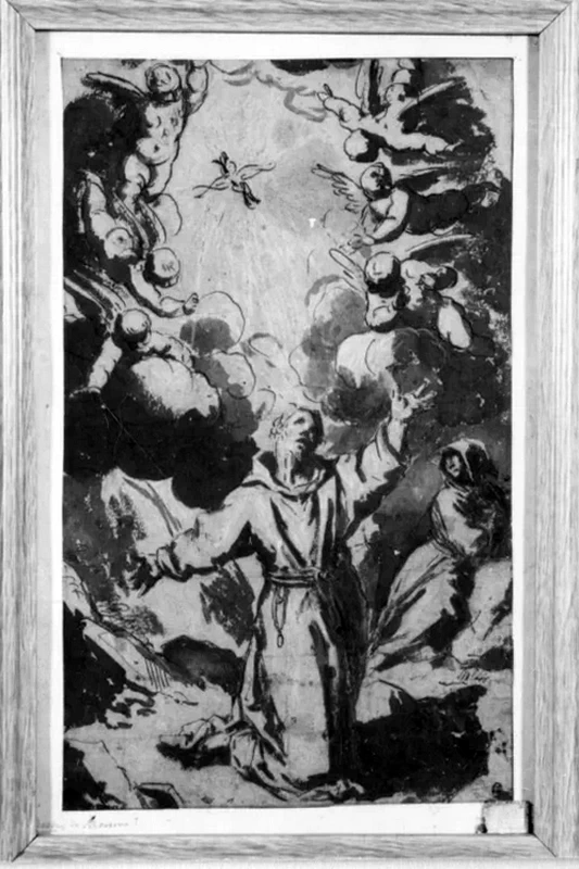 San Francesco d'Assisi riceve le stimmate - Roma, attribuito